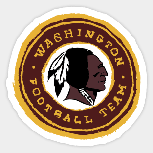 Washingtoooon Football Team 05 Sticker